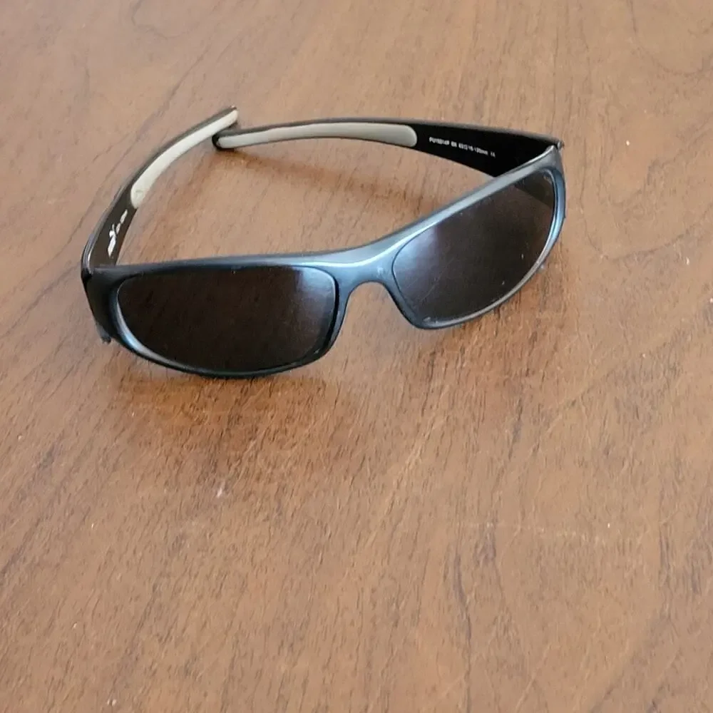 Puma Go+  15014P Black Sunglasses 63x15x120 Wrap  Polarized